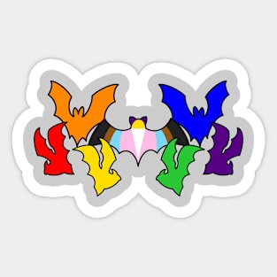 Pride Bats Flag Sticker